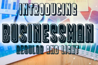 A Review of Businessman Font in Real Branding Work