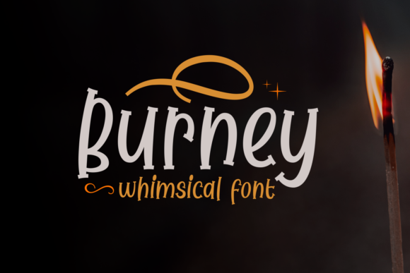 Burney Font: The Charming Display Typeface for Crafts & Labels