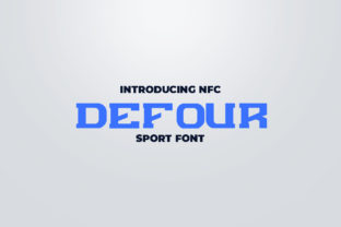 Defour: A Font for Editorial Confidence