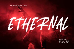 Ethernal: The Subtle Art of a Brush Marker Font