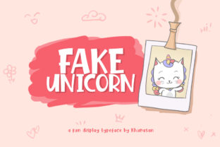 Fake Unicorn: When a Display Font Needs to Be Absolutely Magic