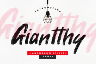 Giantthy: A Handwritten Font for Brands That Want to Feel Human