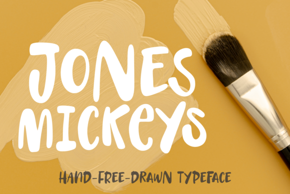 Jones Mickeys: A Display Font That Makes Designs Smile