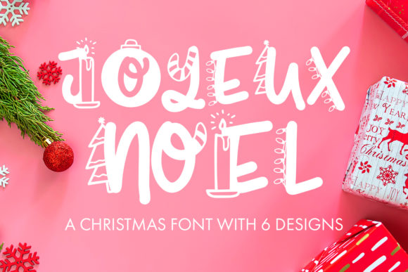 Joyeux Noel: A Festive Display Font for Holiday Campaigns