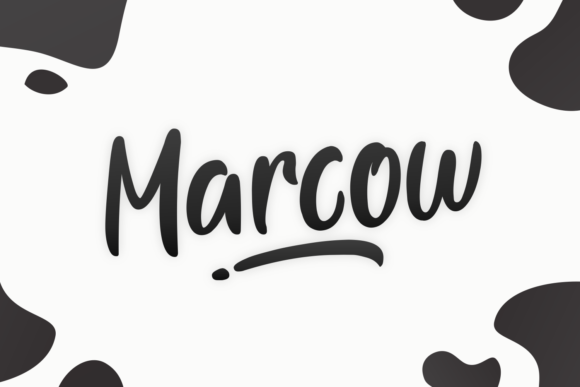Marcow: A Display Font with Handmade Charm