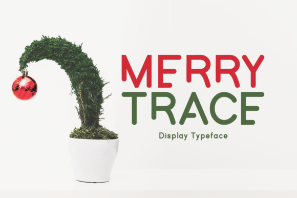 Merry Trace: Your Seasonal Typography Asset for Holiday Campaigns