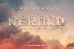 Neroka Font: A Fiery Display Typeface for Campaigns That Demand Attention