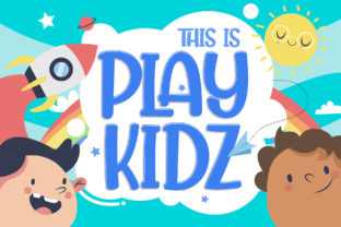 Playkidz: A Brush Font for Crafters Who Create with Character