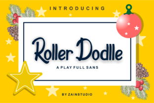 Roller Dodlle: A Display Font for Playful Digital Branding