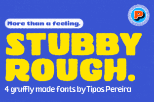 Stubby Rough: A Display Typeface for Bold Digital Branding