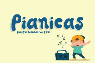 Using the Pianicas Display Font for Playful Branding Projects
